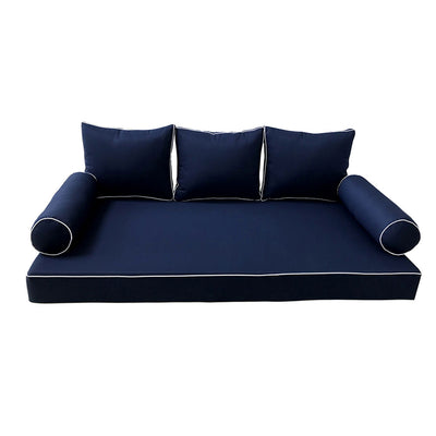 Model-3 QUEEN SIZE Daybed Mattress Bolster Pillow Cushion Outdoor COVER ONLY