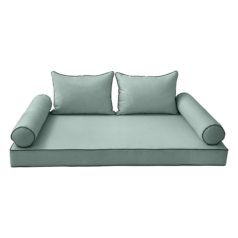 Model-4 QUEEN SIZE Daybed Mattress Bolster Pillow Cushion Outdoor COVER ONLY