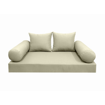 Model-4 QUEEN SIZE Daybed Mattress Bolster Pillow Cushion Outdoor COVER ONLY