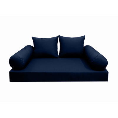 Model-4 QUEEN SIZE Daybed Mattress Bolster Pillow Cushion Outdoor COVER ONLY