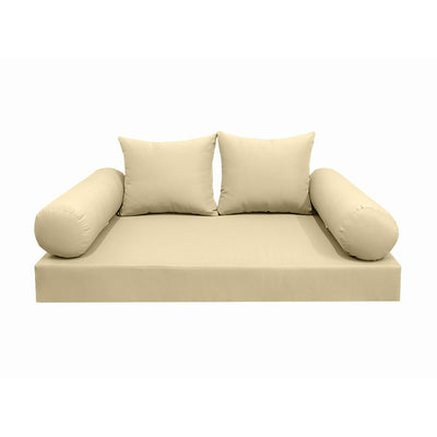 Model-4 QUEEN SIZE Daybed Mattress Bolster Pillow Cushion Outdoor COVER ONLY