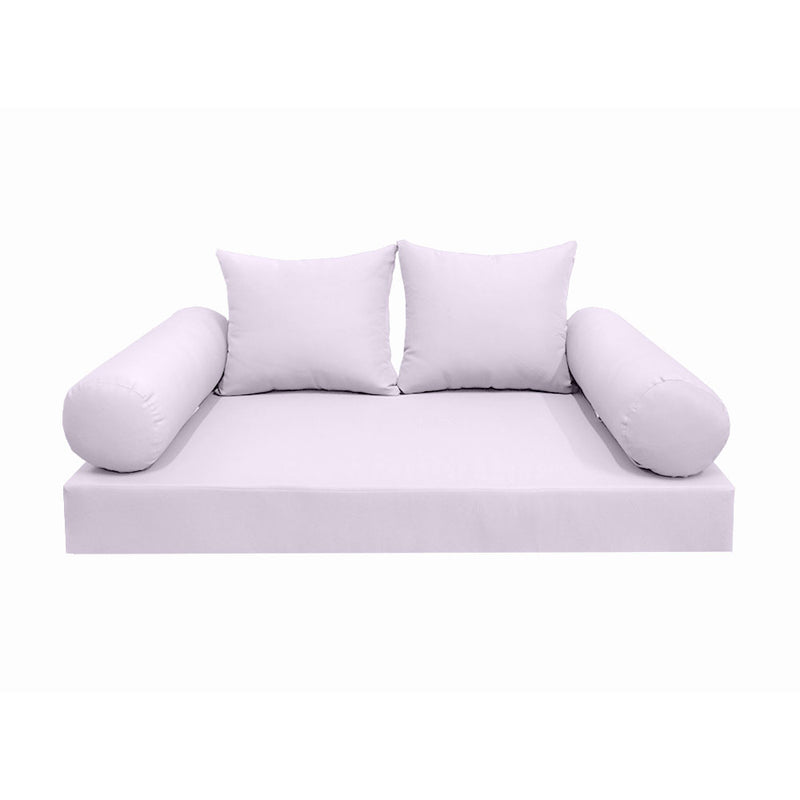 Model-4 QUEEN SIZE Daybed Mattress Bolster Pillow Cushion Outdoor COVER ONLY