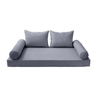 Model-4 QUEEN SIZE Daybed Mattress Bolster Pillow Cushion Outdoor COVER ONLY