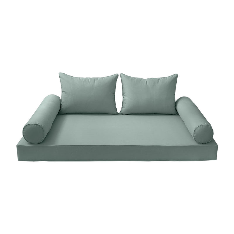 Model-4 QUEEN SIZE Daybed Mattress Bolster Pillow Cushion Outdoor COVER ONLY