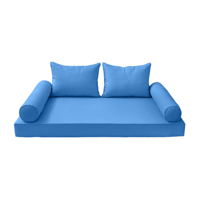 Model-4 QUEEN SIZE Daybed Mattress Bolster Pillow Cushion Outdoor COVER ONLY