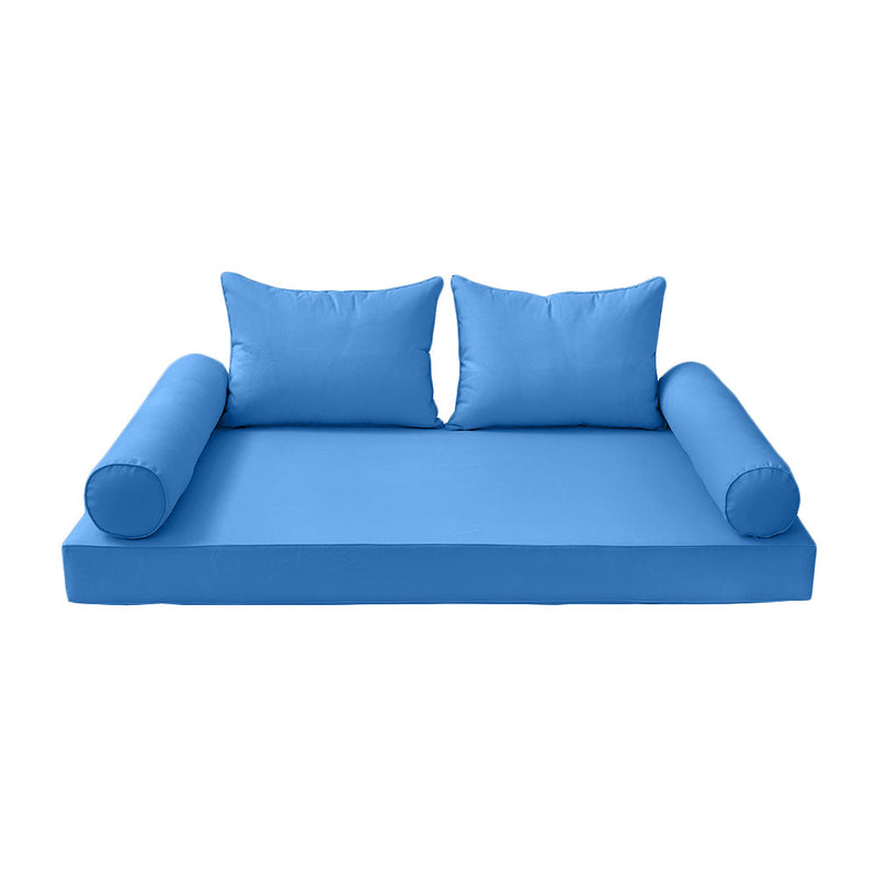 Model-4 QUEEN SIZE Daybed Mattress Bolster Pillow Cushion Outdoor COVER ONLY