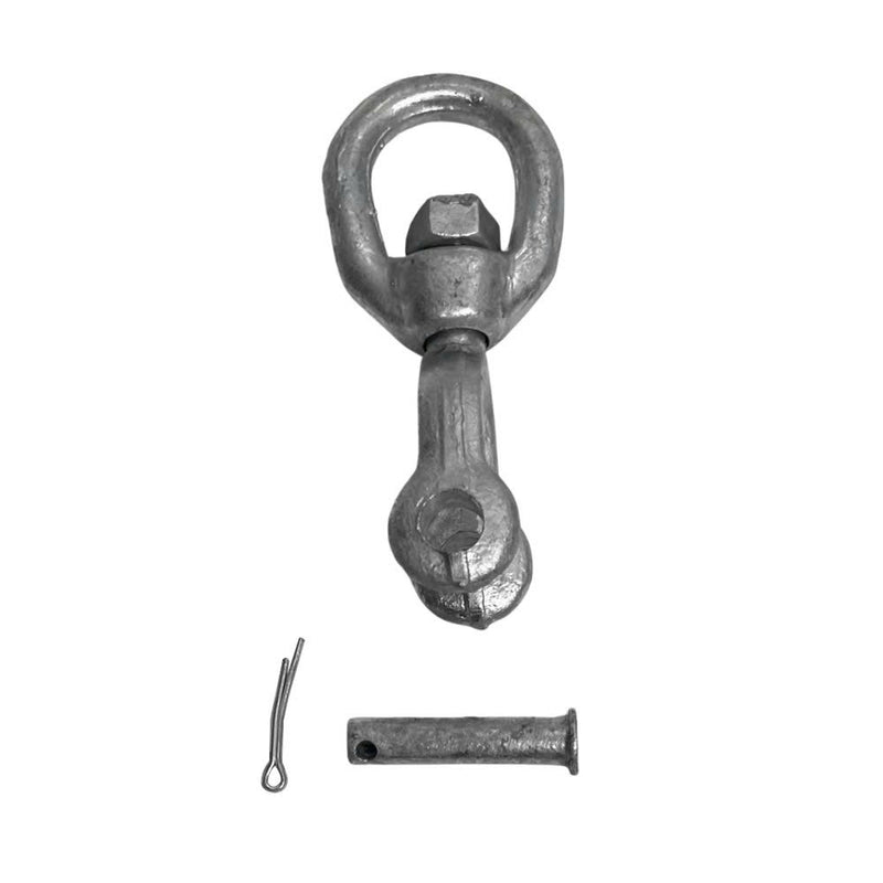 3/8" Jaw & Eye Swivel Marine Mooring Galvanized 2250 LBS WLL FREE SHIPPING