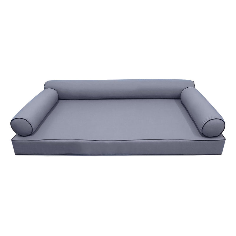 Model-6 QUEEN SIZE Daybed Mattress Bolster Pillow Cushion Outdoor COVER ONLY