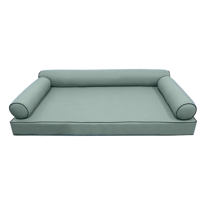 Model-6 QUEEN SIZE Daybed Mattress Bolster Pillow Cushion Outdoor COVER ONLY