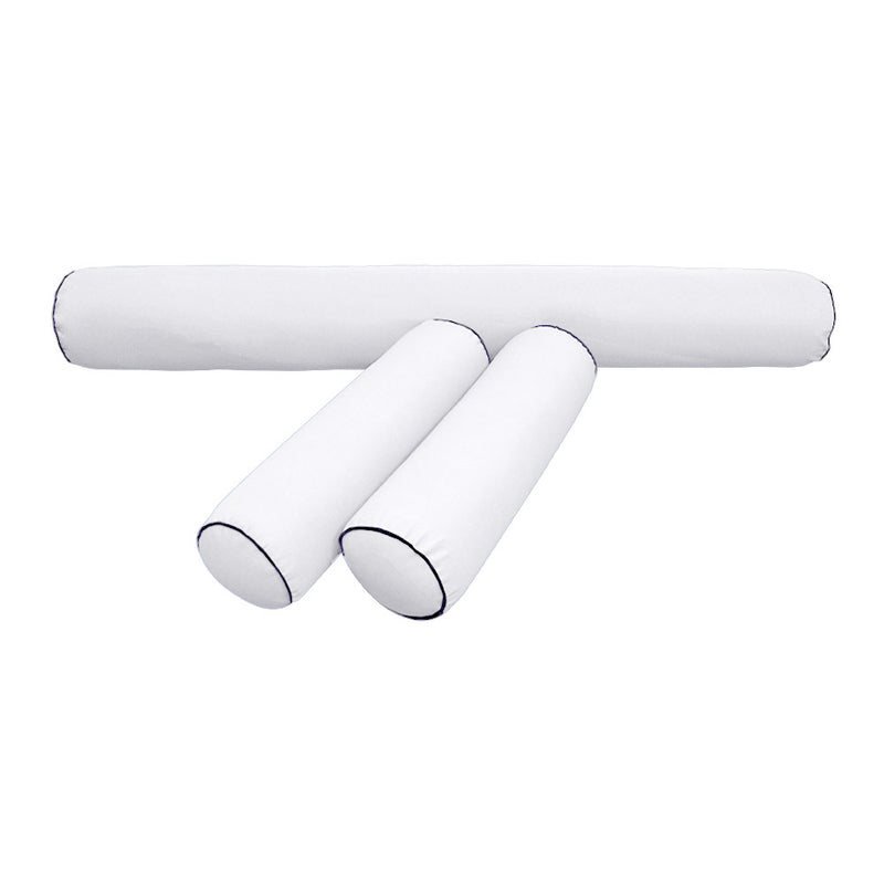 Model-6 QUEEN SIZE Daybed Bolster Pillow Cushion Outdoor COVER ONLY