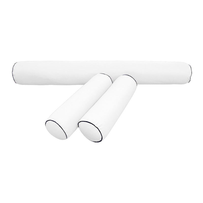 Model-6 QUEEN SIZE Daybed Bolster Pillow Cushion Outdoor COVER ONLY