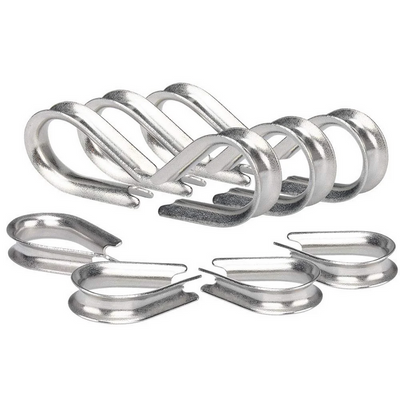10 PC 5/16" Stainless Steel Wire Rope Thimble Light Duty SS 316 Type Grade