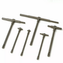 6 Pc Precision Telescoping Gauge Set, 5/16" to 6" T-Bore Hole Gauges with Storage Pouch for Inside Diameter Measurement