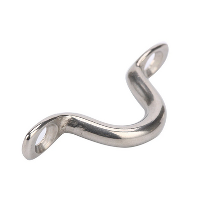 10 Pc 5mm Top Wire Eye Straps Loop Boat Marine Stainless Steel Plate Oblong Ring Bolt Lift Machine Mount