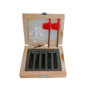 5 PC 1/4" Indexable Carbide Insert Turning Tool Bit Lathe Set