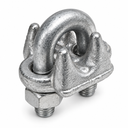 Marine Wire Rope Clip Cable Clamp, Drop Forged Galvanized Cable Clamp for Rigging, Rope Loops, and Outdoor Use - PACK 2