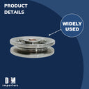 Marine Boat 5" Sheave Wire Rope Pulley, Brass Bushing T304 Stainless Steel