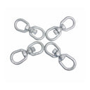 4 Pcs Hot Dipped Galvanized 3/8" Eye Eye Swivel Marine Mooring 2,250 Lbs WLL