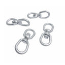 4 Pcs Hot Dipped Galvanized 3/8" Eye Eye Swivel Marine Mooring 2,250 Lbs WLL