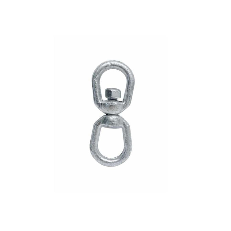 Hot Dipped Galvanized 3/8" Eye Eye Swivel Marine Mooring 2,250 Lbs WLL