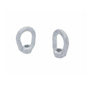 2 Pc 5/16" Hot Dipped Galvanized Eye Nut with 3/8"-16 UNC Tap 1,250 Lbs WLL