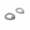 2 Pc 5/16" Hot Dipped Galvanized Eye Nut with 3/8"-16 UNC Tap 1,250 Lbs WLL