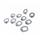 10 Pc 1/4" Hot Dipped Galvanized Eye Nut with 5/16"-18 UNC Tap