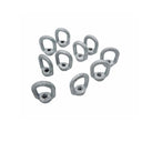 10 Pc 1/4" Hot Dipped Galvanized Eye Nut with 5/16"-18 UNC Tap