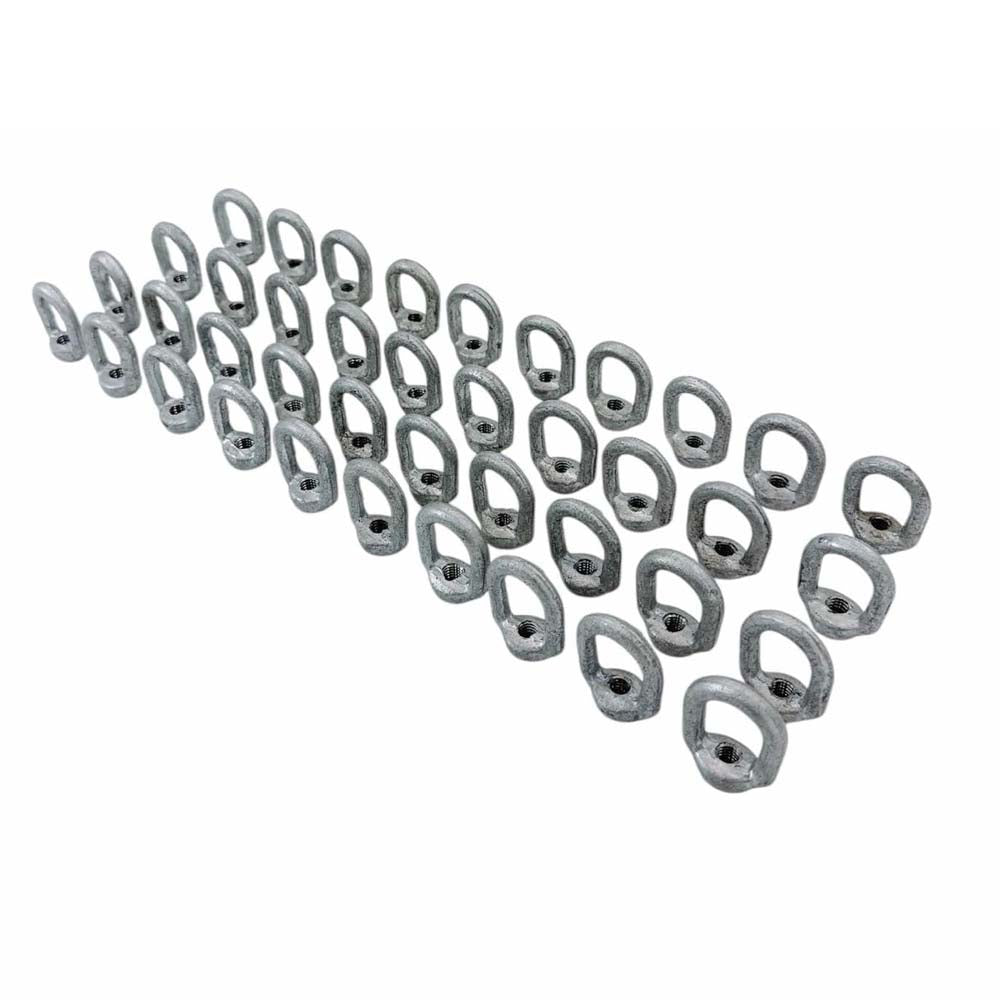 Albany County Fasteners Square Nuts – 5/16-18 UNC, Hot Dipped Galvanized Grade 2 (Qty 100)