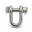 Marine T316 Stainless Steel Forged Bolt Pin Chain Shackle, Mil Spec Boat Rigging Shackle for Chain, Rope, Cable, and Anchor Use