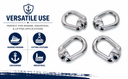 20 Pcs Marine T316 Stainless Steel EYE NUT 5/16" UNC Tap Thread 700 lbs WLL