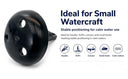 25 lb Vinyl Coated Mushroom Anchor – Cast Iron Boat Anchor for Kayak, Canoe, Jet Ski, SUP & Small Watercraft