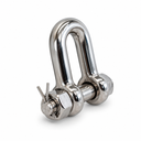 Marine T316 Stainless Steel Forged Bolt Pin Chain Shackle, Mil Spec Boat Rigging Shackle for Chain, Rope, Cable, and Anchor Use