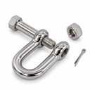 Marine T316 Stainless Steel Forged Bolt Pin Chain Shackle, Mil Spec Boat Rigging Shackle for Chain, Rope, Cable, and Anchor Use