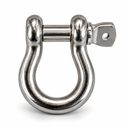 Mil Spec T316 Stainless Steel Screw Pin Anchor Shackle, Drop Forged Non-Magnetic Marine Rigging Shackle for Boat and Chain