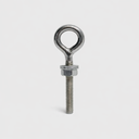 4 Pcs Marine T316 Stainless Steel 1/4" x 1-9/16" Welded Plain Eye Bolt 400 Lbs WLL