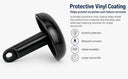25 lb Vinyl Coated Mushroom Anchor – Cast Iron Boat Anchor for Kayak, Canoe, Jet Ski, SUP & Small Watercraft