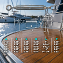 Marine Grade Stainless Steel Jaw Eye Turnbuckle for Cable Rope, Adjustable Rigging Tensioner for Boat, Dock, Deck, Wire Rope, and Outdoor Use