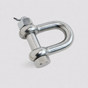 Mil Spec Forged T316 Stainless Steel 3/4" Bolt Pin Chain Shackle 6,000 Lbs WLL