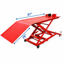 1000 lb Hydraulic Motorcycle Lift Table, Bike Lift Jack Stand for Motorcycles, ATVs & Shop Maintenance