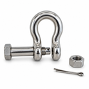 Mil Spec T316 Stainless Steel Bolt Pin Anchor Shackle, Non-Magnetic Drop Forged Marine Rigging Shackle for Boat and Chain