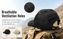 Tactical Team Cap Military Swat Operator Hat Adjustable Back Strap - TAN