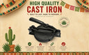 4" Heavy Duty Cast Iron Sopes Press Roti Gordita Maker, Tortillera Pataconera