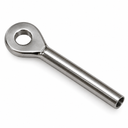T316 Stainless Steel Swage Eye Terminal Ends, Cable Wire Rope Fittings for Marine, Railing, and Rigging Use - PACK 5