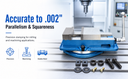 6'' Accu Lock Precision Vise w/ Swivel Base Milling Drilling Machine Bench Clamp