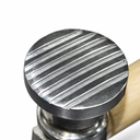 Checkered & Stripe Square Texturing Hammer, 2 Face Pattern Jewelry Metal Forming Tool for Metalsmithing & Craft Work