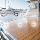 T316 Stainless Steel Marine Boat Double Bolt Snap, Double Sided Trigger Snap Hook for Rope, Chain, Cable, and Rigging