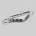 Marine T304 Stainless Steel Swivel Eye Block Pulley, 3" Sheave for 1/2" Rope, 1450 Lbs WLL for Boat Sailing Rigging