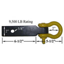 9500LB SHACKLE Clevis Hitch Recovery D Ring 2 Receiver