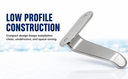 Marine Stainless Steel Side Mount Lashing Hooks Flat Hook for Cargo net, Boat, Yatch